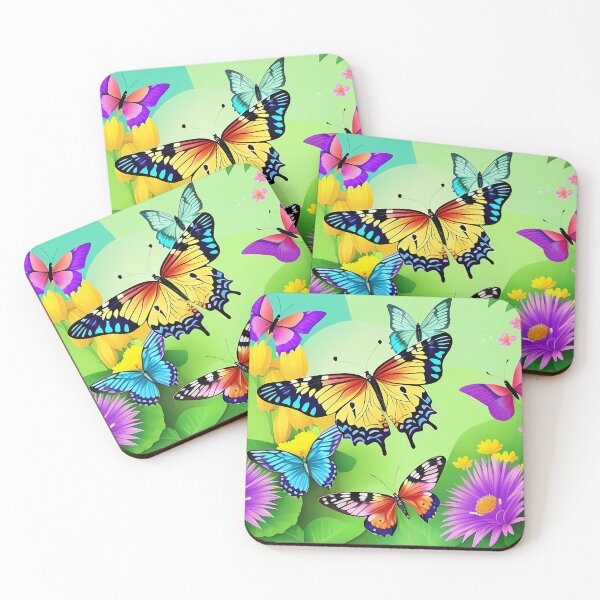 Item preview, Butterfly Garden Illustration 	 designed and sold by izakesiilva9.