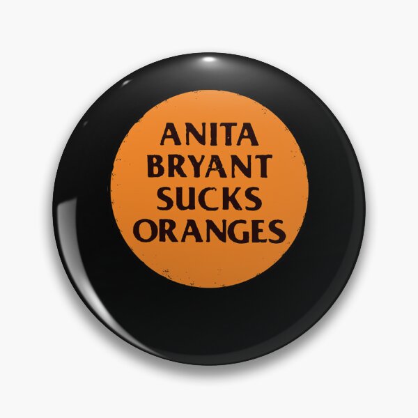 Item preview, Retro 1977 LGBT+ Protest Slogan Anita Sucks designed and sold by EmelieTurcotte.