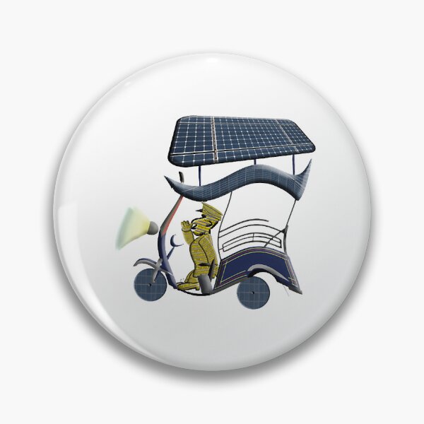 Item preview, Cartoon. SEV solar electric vehicles. Tuk tuk. designed and sold by HemphiDominique.