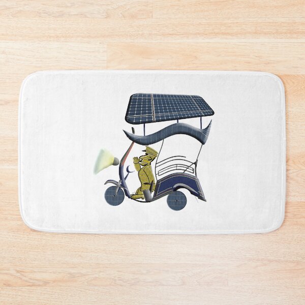 Item preview, Cartoon. SEV solar electric vehicles. Tuk tuk. designed and sold by HemphiDominique.