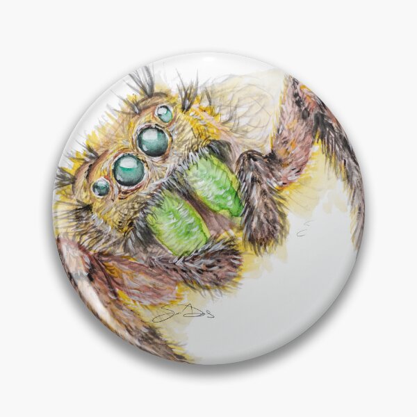 Item preview, A Curious Little Jumping Spider designed and sold by ArastanArtistry.