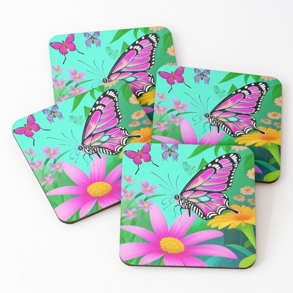 Item preview, Butterfly Garden Illustration 	 designed and sold by izakesiilva9.