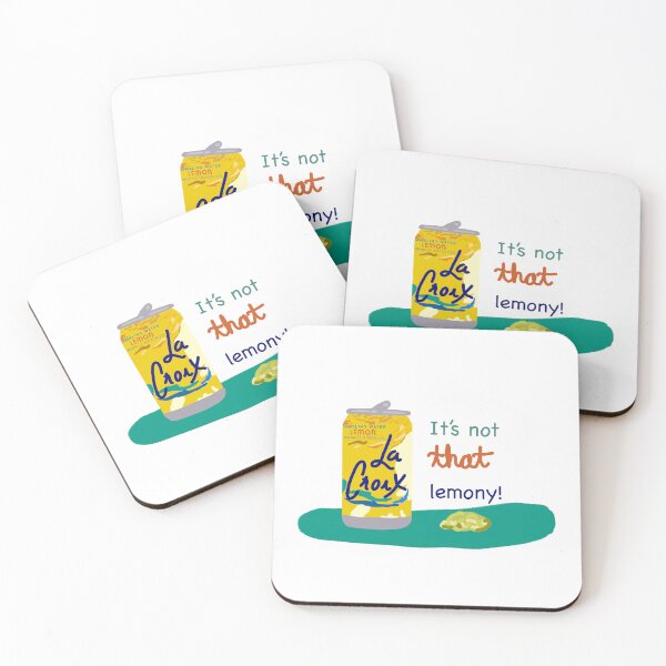 Item preview, Lemony La Croix designed and sold by MoreThanADrop.