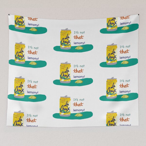 Item preview, Lemony La Croix designed and sold by MoreThanADrop.