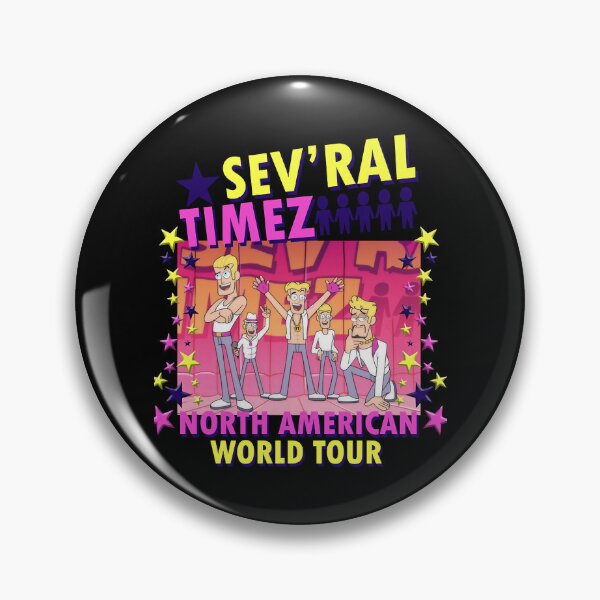Item preview, Sev Ral Timez Tour Merchandise Pullover Hoodie designed and sold by HemphiDominique.