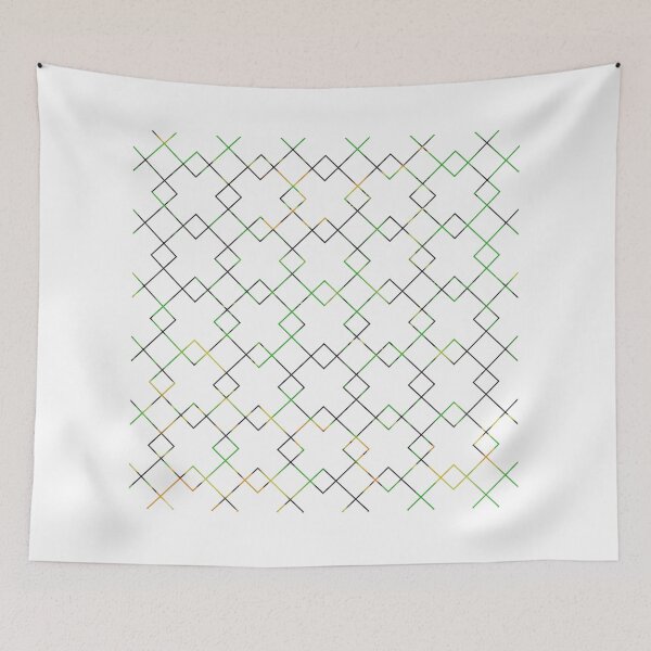 Item preview, Geometric Square Linear Pattern - 04 designed and sold by Studio Grafiikka.