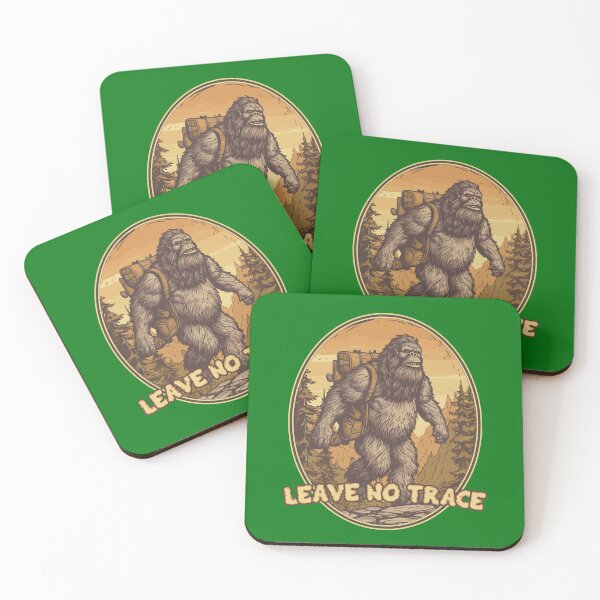 Item preview, Bigfoot Leave No Trace Hiking Outdoors designed and sold by TheCrazyBear.