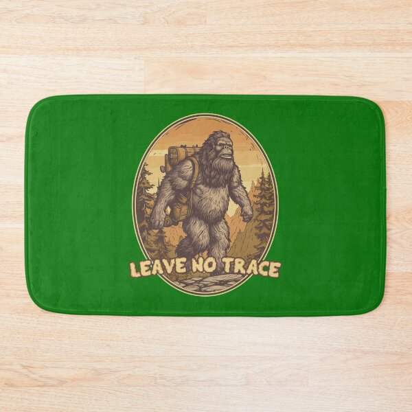 Item preview, Bigfoot Leave No Trace Hiking Outdoors designed and sold by TheCrazyBear.