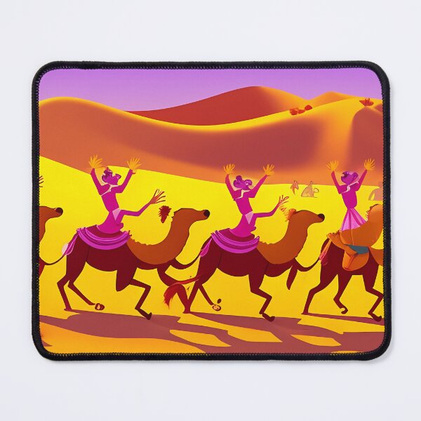 Item preview, Camel Dance Party in Desert designed and sold by sidlerkotaim.