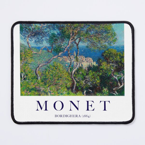 Item preview, MONET - Gold Framed Bordighera (1884) By Claude Monet Poster designed and sold by AndromedaWeb.