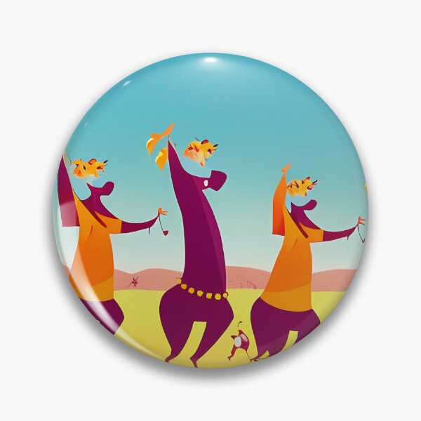 Item preview, Camel Dance Party in Desert 	 designed and sold by knofwkentak.