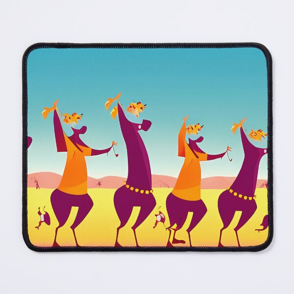 Item preview, Camel Dance Party in Desert designed and sold by knofwkentak.