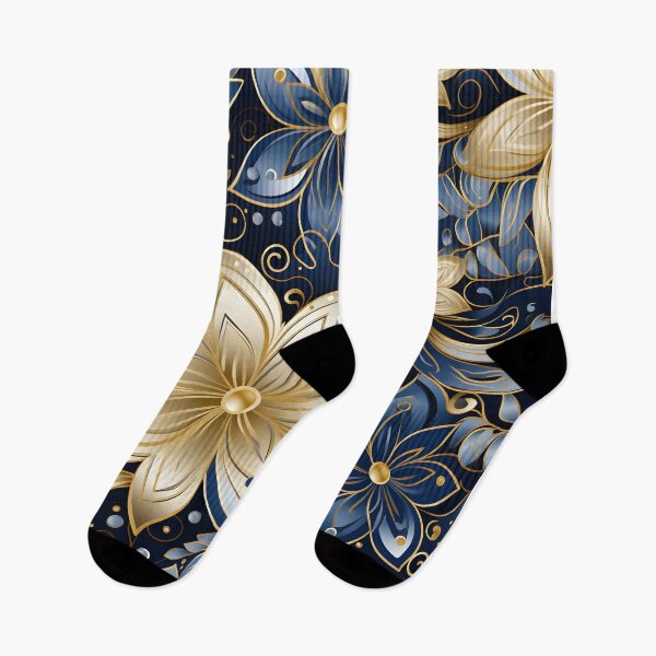 Item preview, Ava Patel:  Gold and Navy Dream #1 designed and sold by IndigoSinclair.
