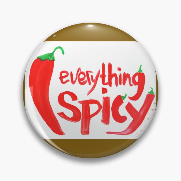 Item preview, Everything spicy watercolor lettering  letering hot chili peppers  	 designed and sold by yjgiivkkihp20.