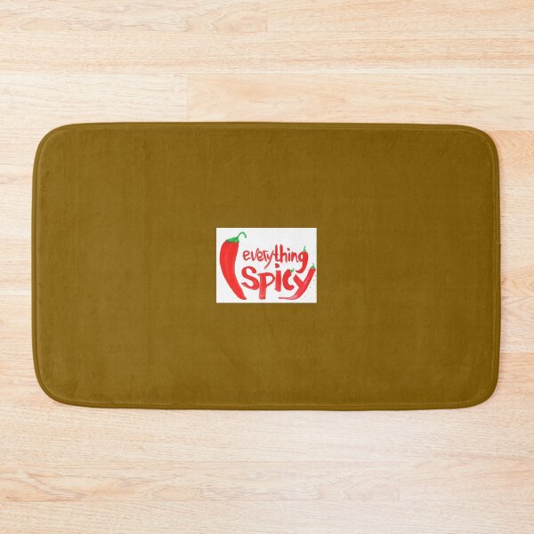 Item preview, Everything spicy watercolor lettering  letering hot chili peppers  	 designed and sold by yjgiivkkihp20.