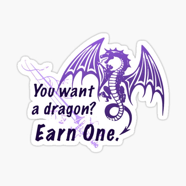 Item preview, Violet Earn a Dragon designed and sold by montero-britta.