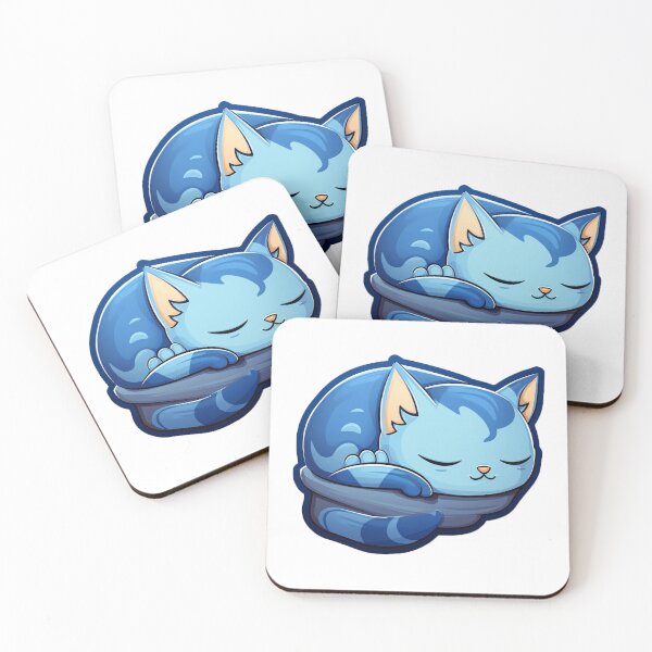 Item preview, Cute cartoon cat designed and sold by Stickermagician.