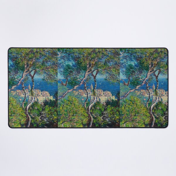 Item preview, MONET - Gold Framed Bordighera (1884) By Claude Monet Portrait designed and sold by AndromedaWeb.