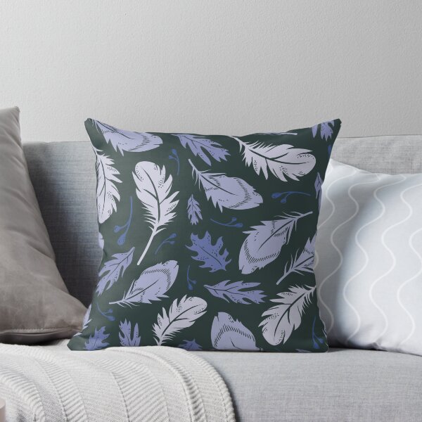 Item preview, Purple bird feathers on a dark background designed and sold by Pinata.