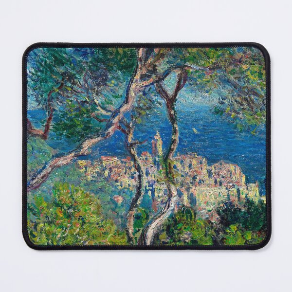 Item preview, MONET - Gold Framed Bordighera (1884) By Claude Monet Portrait designed and sold by AndromedaWeb.