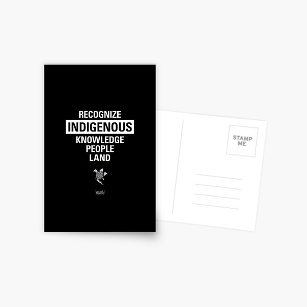 Recognize Indigenous Postcard