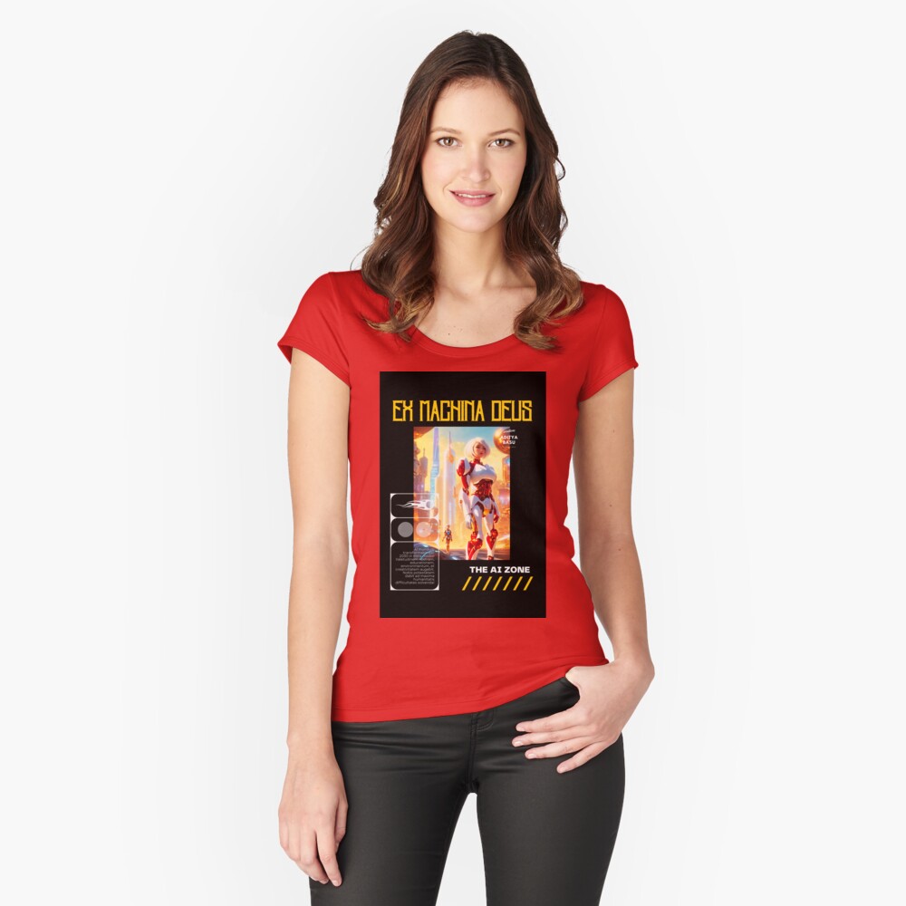 Item preview, Fitted Scoop T-Shirt designed and sold by AdityaBasu.