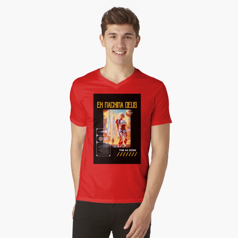Item preview, V-Neck T-Shirt designed and sold by AdityaBasu.