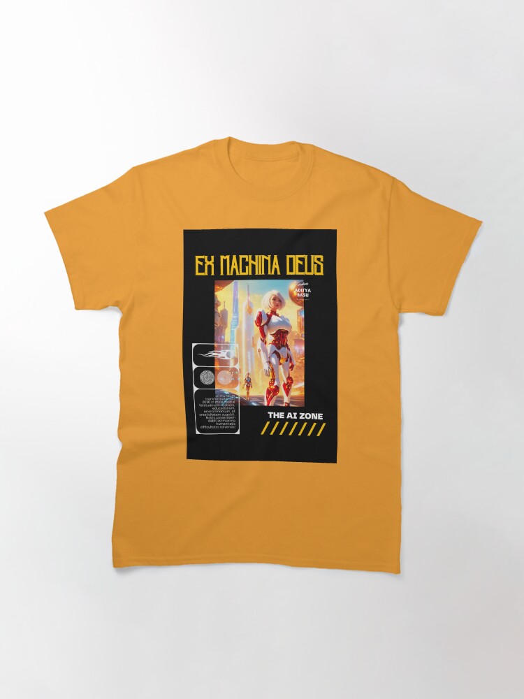 Thumbnail 3 of 7, Classic T-Shirt, Coloured - Ex Machina Deus - Sophia designed and sold by AdityaBasu.