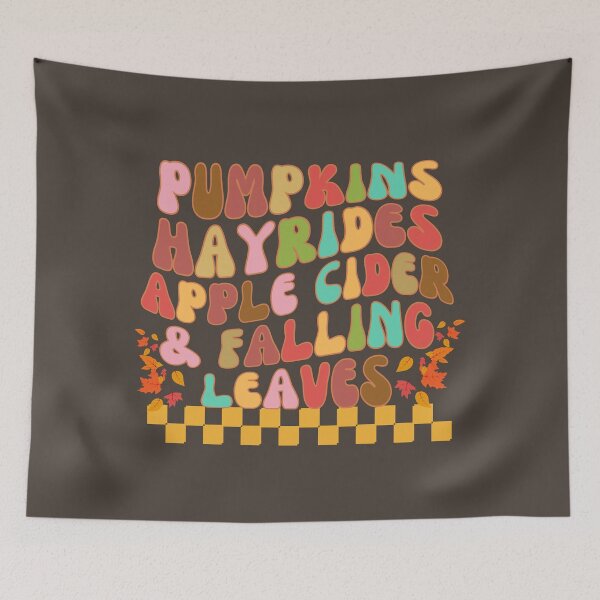 Item preview, Pumpkins Hayrides Apple Cider Falling Leaves Autumn Season designed and sold by SunfullyYours.