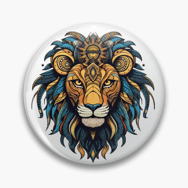 Item preview, Lion totem designed and sold by Stickermagician.