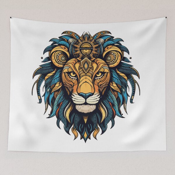 Item preview, Lion totem designed and sold by Stickermagician.