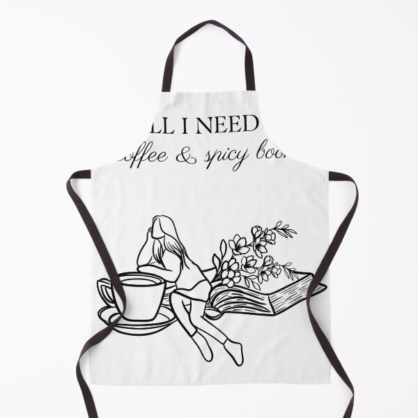 Item preview, All I need is coffee and spicy books designed and sold by The Little Wanderer.