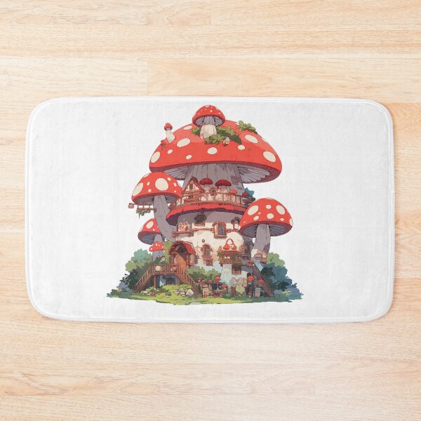 Item preview, Mushroom house designed and sold by Stickermagician.