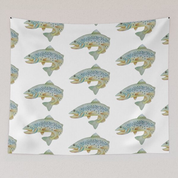 Item preview, Watercolor Trout designed and sold by boberweiser.