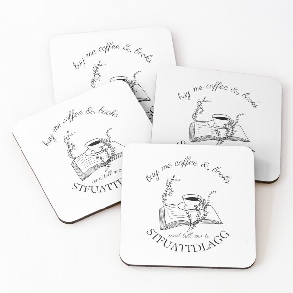 Item preview, Buy me coffee and books and tell me to STFUATTDLAGG designed and sold by The Little Wanderer.