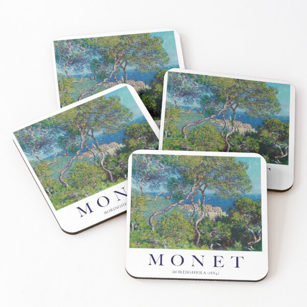 Item preview, MONET - Gold Framed Bordighera (1884) By Claude Monet Poster designed and sold by AndromedaWeb.