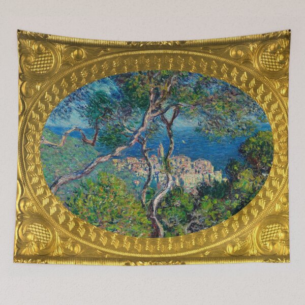 Item preview, MONET - Gold Framed Bordighera (1884) By Claude Monet thick frame designed and sold by AndromedaWeb.