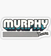 Murphy, Texas | Retro Stripes Sticker
