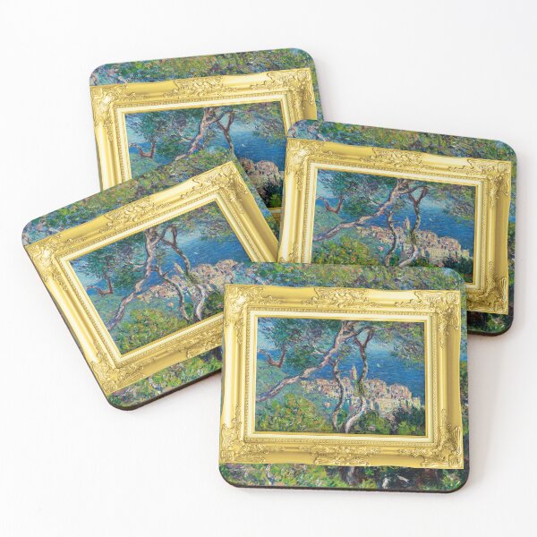 Item preview, MONET - Gold Framed Bordighera (1884) By Claude Monet designed and sold by AndromedaWeb.