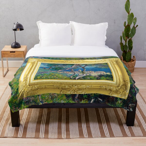 Item preview, MONET - Gold Framed Bordighera (1884) By Claude Monet designed and sold by AndromedaWeb.