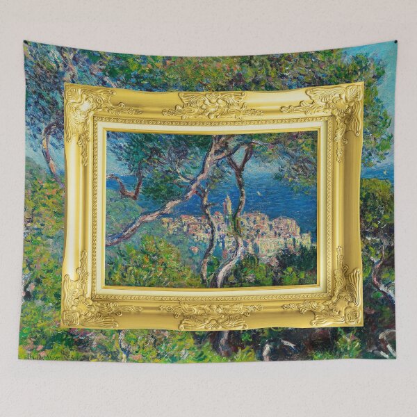 Item preview, MONET - Gold Framed Bordighera (1884) By Claude Monet designed and sold by AndromedaWeb.