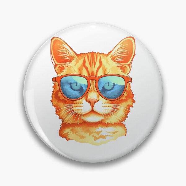 Item preview, Cool Orange Cat designed and sold by UltraCatsCo.