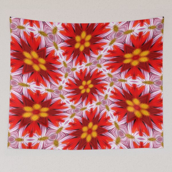 Item preview, Red Floral Pattern designed and sold by Patternflower.