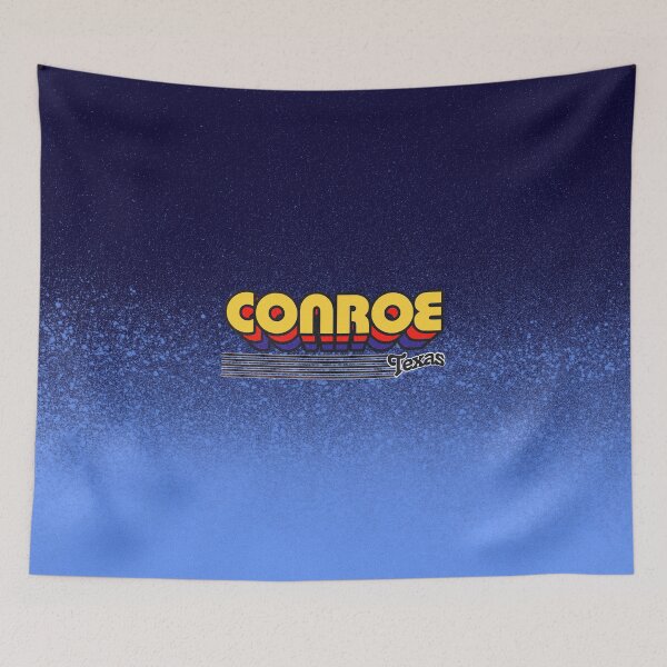 Item preview, Conroe, Texas | Retro Stripes designed and sold by retroready.