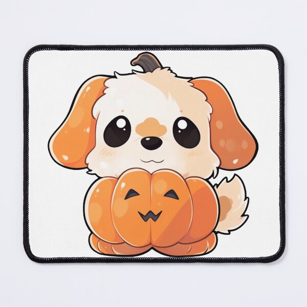 Item preview, Pumpkin Puppy: Cute and Playful designed and sold by TheBakaAnime.