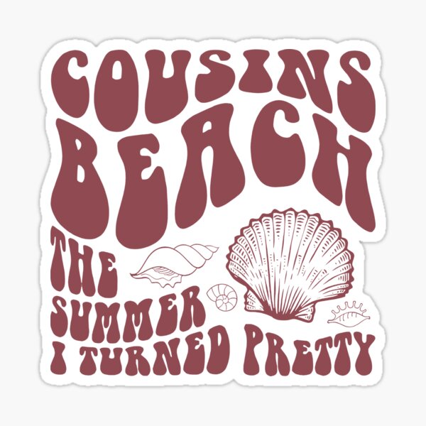 The Summer I Turned Pretty Sticker for Sale by VidhiVora