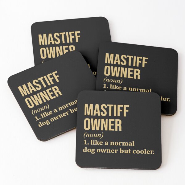 Item preview, Mastiff Dog Owner Definition in Gold designed and sold by XCIV.