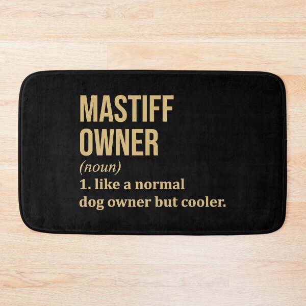 Item preview, Mastiff Dog Owner Definition in Gold designed and sold by XCIV.