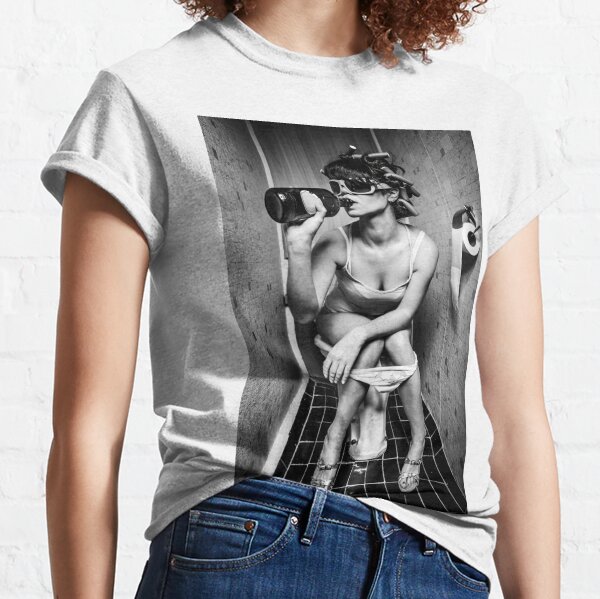 Top Flite Porn Cartoon Images - Classic Nudes T-Shirts for Sale | Redbubble