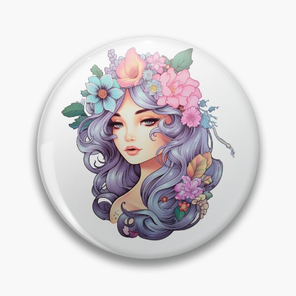 Item preview, Purple Flower Fairy  designed and sold by UltraCatsCo.